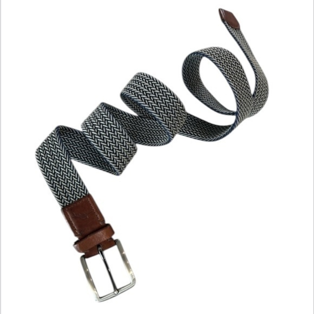 Tommy Bahama men's large XL woven leather belt